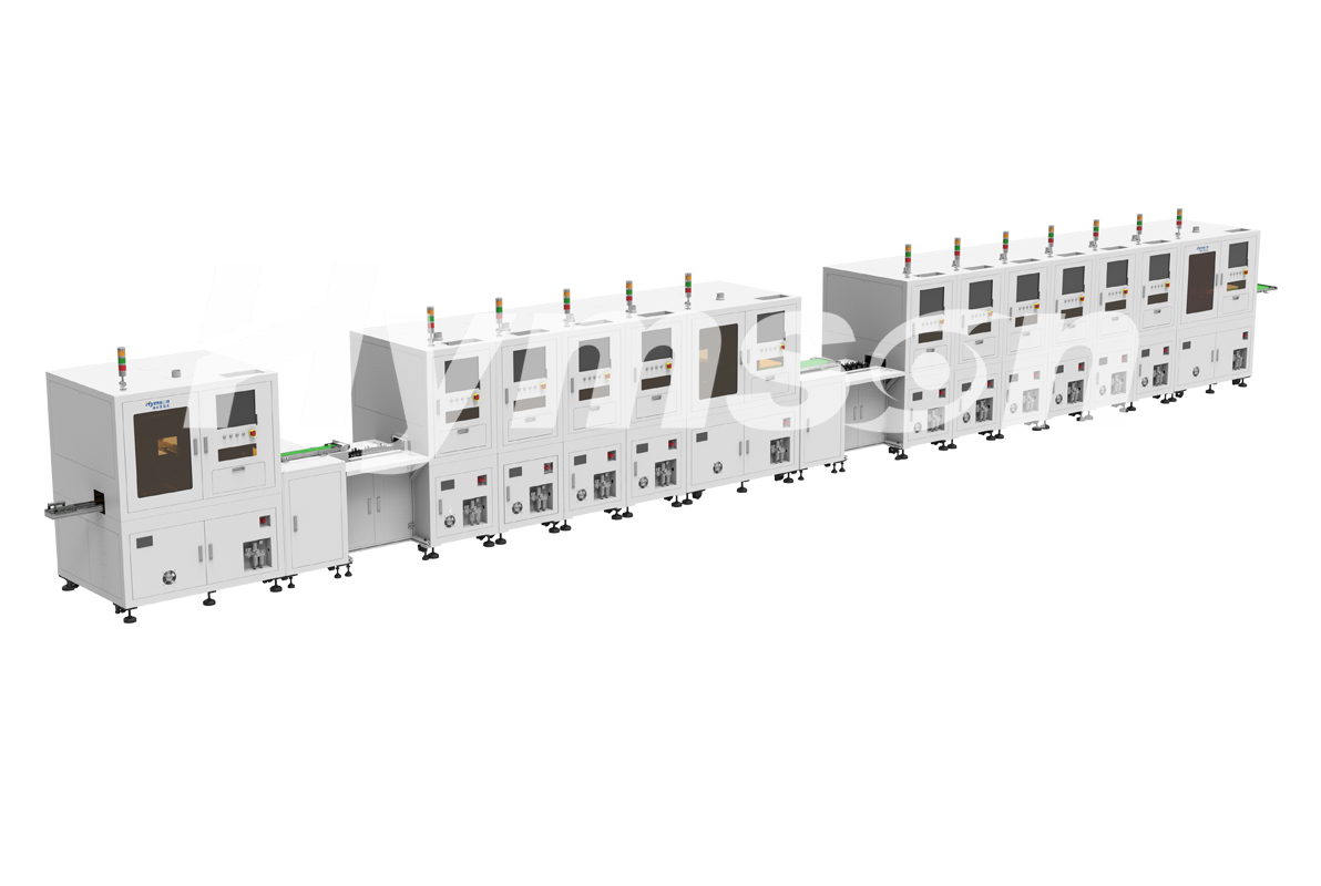 用充电器激光加工线，节约人力，打造智慧工厂
