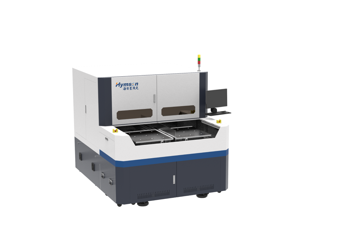 鼎点平台厚玻璃激光切裂一体机
